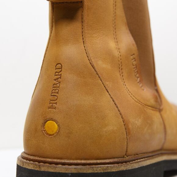 SAMUEL HUBBARD 24 Seven Nubuck Leather Chelsea Boots Vibram Sole Tan Mens 11.5 - Picture 5 of 9